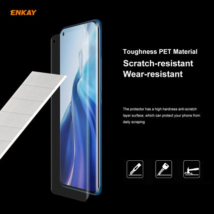 ENKAY Hat-Prince 3D Full Screen PET Curved Hot Bending HD Screen Protector Soft Film Support Fingerprint Unlock, For Xiaomi MI 11, For Huawei Nova 8, For Huawei Nova 8 Pro