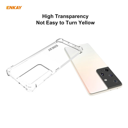 Hat-Prince ENKAY Clear TPU Shockproof Case Soft Anti-slip Cover + 3D Full Screen PET Curved Hot Bending HD Screen Protector Soft Film, Support Fingerprint Unlock