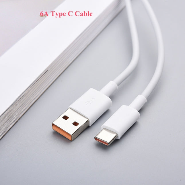 XJ-042 6A USB to USB-C / Type-C Fast Charging Data Cable, Length: 2m