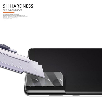 2PCS mocolo 0.15mm 9H 2.5D Round Edge Rear Camera Lens Tempered Glass Film, For Samsung Galaxy S21, For Samsung Galaxy S21+, For Samsung Galaxy S21 Ultra