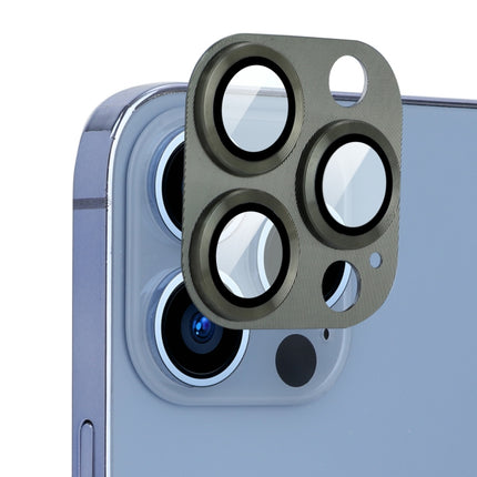 ENKAY Aluminium Alloy + Tempered Glass Camera Lens Cover for iPhone 13 Pro / 13 Pro Max