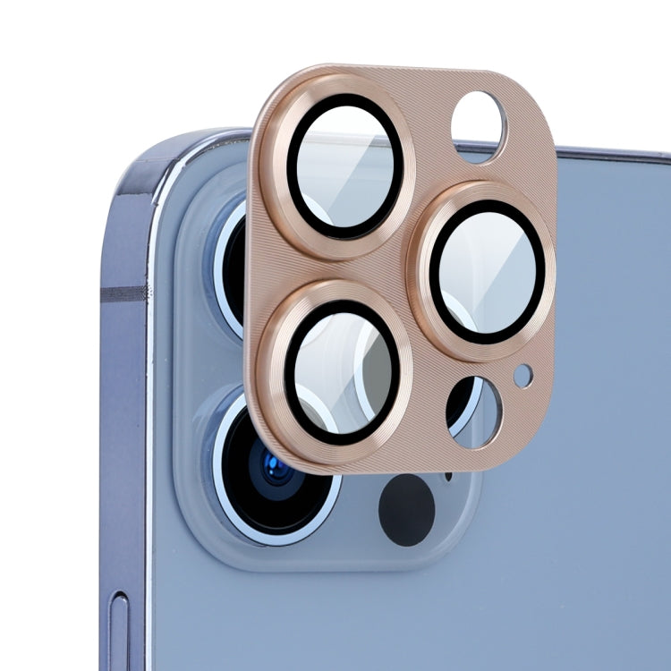 ENKAY Aluminium Alloy + Tempered Glass Camera Lens Cover for iPhone 13 Pro / 13 Pro Max