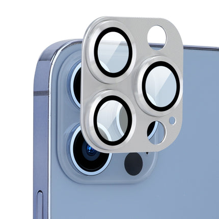 ENKAY Aluminium Alloy + Tempered Glass Camera Lens Cover for iPhone 13 Pro / 13 Pro Max