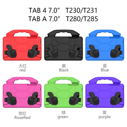 EVA Material Children Flat Anti Falling Cover Protective Shell With Thumb Bracket, For Galaxy Tab A 7.0 T280/T285, For Galaxy Tab 4 7.0 T230 / T231