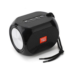 T&G TG196 TWS Subwoofer Bluetooth Speaker With Braided Cord, Support USB/AUX/TF Card/FM