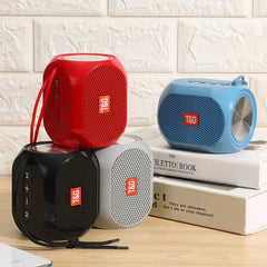 T&G TG196 TWS Subwoofer Bluetooth Speaker With Braided Cord, Support USB/AUX/TF Card/FM