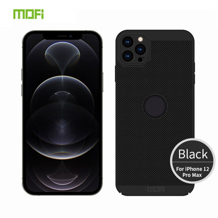 MOFi Honeycomb Texture Breathable PC Shockproof Protective Back Cover Case, For iPhone 12 Pro Max