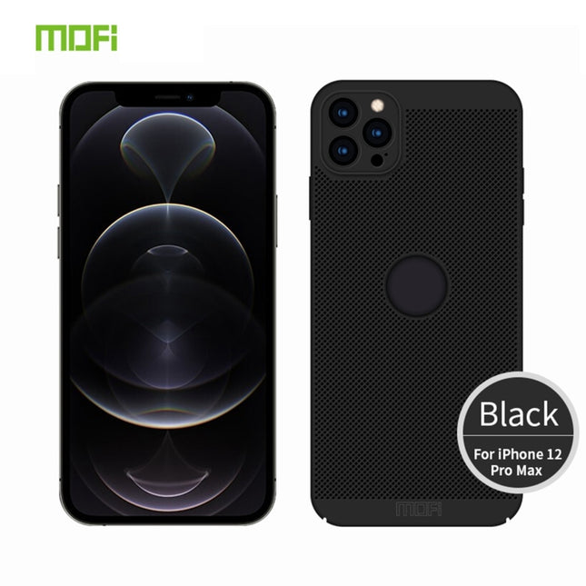 MOFi Honeycomb Texture Breathable PC Shockproof Protective Back Cover Case, For iPhone 12 Pro Max, For iPhone 12 mini, For iPhone 12, For iPhone 12 Pro