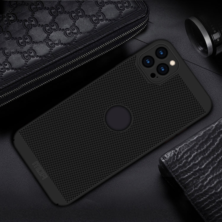 MOFi Honeycomb Texture Breathable PC Shockproof Protective Back Cover Case, For iPhone 12 Pro Max, For iPhone 12 mini, For iPhone 12, For iPhone 12 Pro