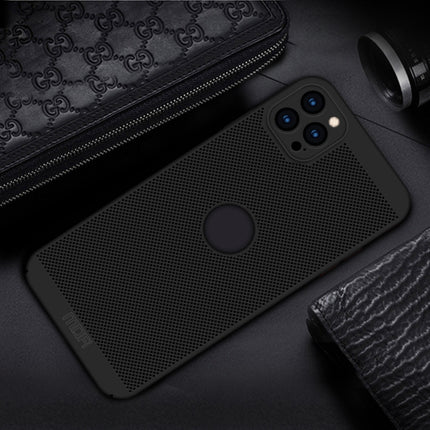 MOFi Honeycomb Texture Breathable PC Shockproof Protective Back Cover Case, For iPhone 12 Pro Max
