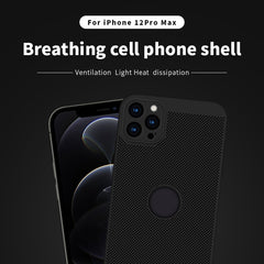 MOFi Honeycomb Texture Breathable PC Shockproof Protective Back Cover Case, For iPhone 12 Pro Max, For iPhone 12 mini, For iPhone 12, For iPhone 12 Pro