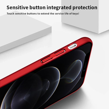 MOFi Honeycomb Texture Breathable PC Shockproof Protective Back Cover Case, For iPhone 12 Pro Max