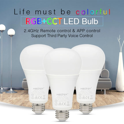 FUT105 12W RGB + CCT LED Bulb Light E27 Indoor Light 2.4G Remote Smart Phone APP Control Bedroom Living Room AC100~240V