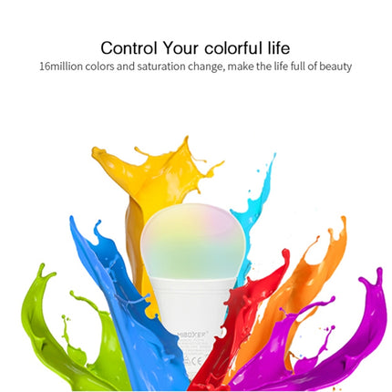 FUT105 12W RGB + CCT LED Bulb Light E27 Indoor Light 2.4G Remote Smart Phone APP Control Bedroom Living Room AC100~240V