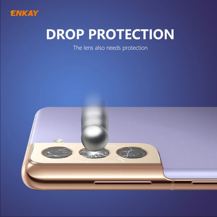 ENKAY Hat-Prince 0.2mm 9H 2.15D Round Edge Rear Camera Lens Tempered Glass Film Protector, For Samsung Galaxy S21(1 PC), For Samsung Galaxy S21+(1 PC), For Samsung Galaxy S21 Ultra(1 PC)