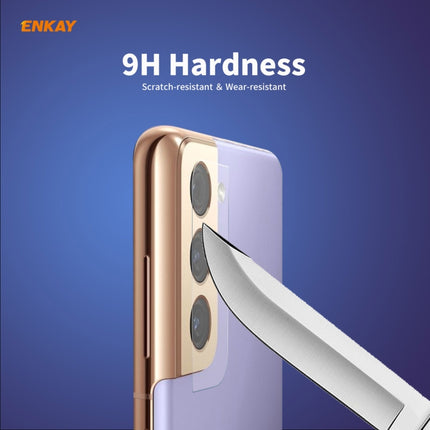 ENKAY Hat-Prince 0.2mm 9H 2.15D Round Edge Rear Camera Lens Tempered Glass Film Protector, For Samsung Galaxy S21(1 PC), For Samsung Galaxy S21+(1 PC), For Samsung Galaxy S21 Ultra(1 PC)
