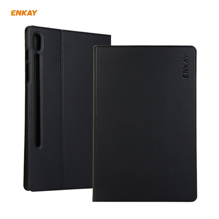 For Samsung Galaxy Tab S7 11.0 T870 / T875 ENKAY Horizontal Flip PU Leather + TPU Smart Case with Holder & Sleep / Wake-up Function, For Samsung Galaxy Tab S8 / Galaxy Tab S7 11.0 T870