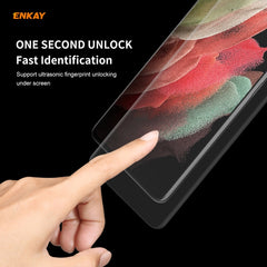 For Samsung Galaxy S21 Ultra 5G ENKAY Hat-Prince 3D Full Screen PET Curved Hot Bending HD Screen Protector Soft Film, For Samsung Galaxy S21 Ultra 5G