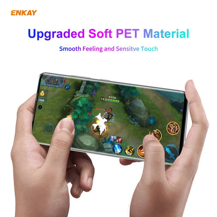 For Samsung Galaxy S21 Ultra 5G ENKAY Hat-Prince 3D Full Screen PET Curved Hot Bending HD Screen Protector Soft Film, For Samsung Galaxy S21 Ultra 5G