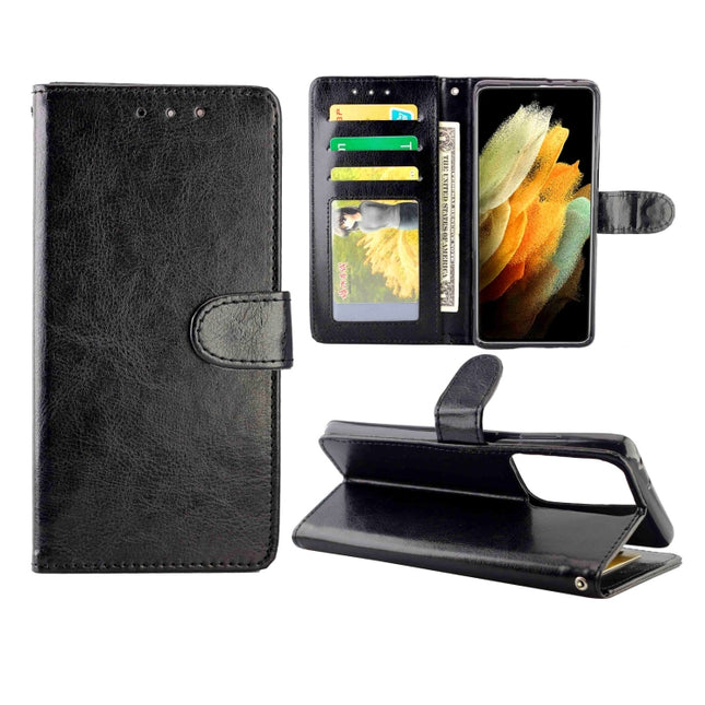 Crazy Horse Texture Leather Horizontal Flip Protective Case with Holder & Card Slots & Wallet & Photo Frame, For Xiaomi Mi 10T Lite, For Huawei Mate 40, For Huawei Mate40 Pro/Mate40 Pro+, For Samsung Galaxy S21+ 5G, For Samsung Galaxy S21 Ultra 5G