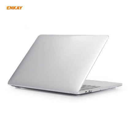 ENKAY 3 in 1 Crystal Laptop Protective Case + EU Version TPU Keyboard Film + Anti-dust Plugs Set for MacBook Pro 13.3 inch A1708 (without Touch Bar), For MacBook Pro 13.3 inch A1708 (without Touch Bar)