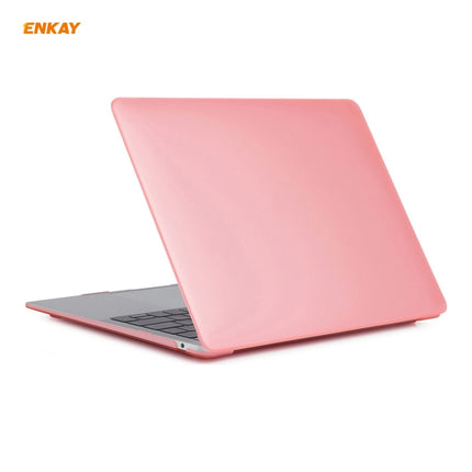 ENKAY 3 in 1 Matte Laptop Protective Case + EU Version TPU Keyboard Film + Anti-dust Plugs Set for MacBook Air 13.3 inch A2179 & A2337 (2020), For MacBook Air 13.3 inch A2179 (2020)