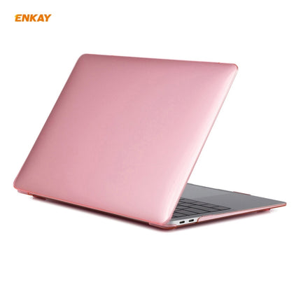 ENKAY 3 in 1 Crystal Laptop Protective Case + EU Version TPU Keyboard Film + Anti-dust Plugs Set for MacBook Air 13.3 inch A2179 & A2337 (2020), For MacBook Air 13.3 inch A2179 (2020)