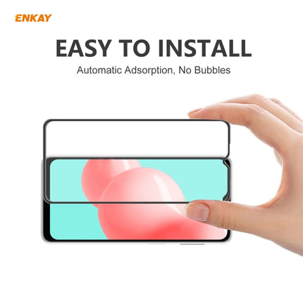 2 PCS ENKAY Hat-Prince Anti-drop Full Glue Tempered Glass Full Screen Film Anti-fall Protector, For Samsung Galaxy A32 5G / M12 / A12, For Samsung Galaxy A52 4G / 5G, For Samsung Galaxy A72 4G / 5G