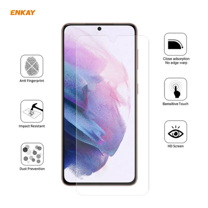 2 PCS ENKAY Hat-Prince 0.1mm 3D Full Screen Protector Explosion-proof Hydrogel Film, For Samsung Galaxy S21 5G, For Samsung Galaxy S21+ 5G, For Samsung Galaxy S21 Ultra 5G