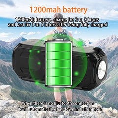 T&G TG280 Solar Power Charging Bluetooth Speakers with Flashlight, Support TF Card / FM / 3.5mm AUX / U Disk / Hands-free Call