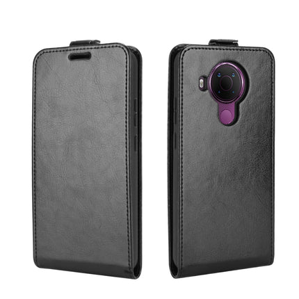 For Nokia 5.4 R64 Texture Single Vertical Flip Leather Protective Case with Card Slots & Photo Frame, For Nokia 5.4