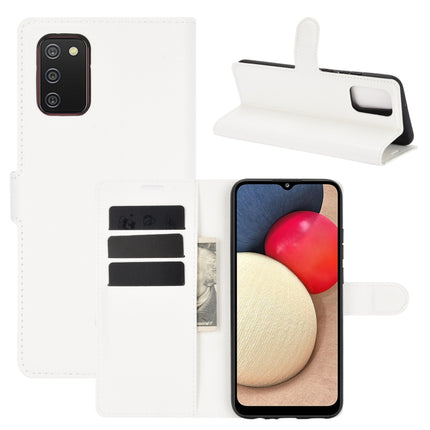 For Samsung Galaxy A02s (US Version)  Litchi Texture Horizontal Flip Protective Case with Holder & Card Slots & Wallet, For Galaxy A02s (US Version)