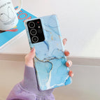 For Samsung Galaxy S21 Ultra 5G / Light Blue LD6