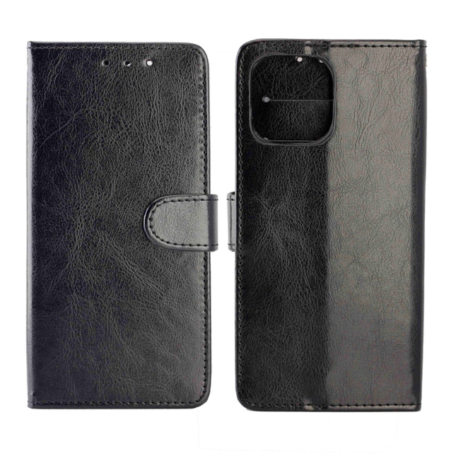 Crazy Horse Texture Leather Horizontal Flip Protective Case with Holder & Card Slots & Wallet & Photo Frame, For Xiaomi Mi 11