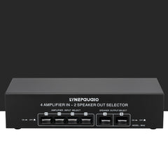 4 Input 2 Output Power Amplifier And Speaker Switcher Speaker Switch Splitter Comparator 300W Per Channel Without Loss Of Sound Quality, 4 In 2 Out