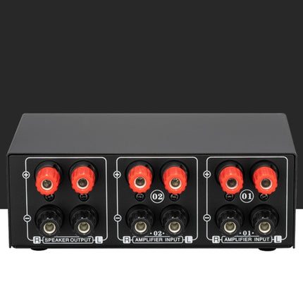 B051 2 Input And 1 Output Power Amplifier And Speaker Selection Switcher Output With Volume Adjustment 2 Power Amplifiers Audio Switcher Switch Distribution Comparator, B051