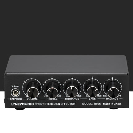 3-Channel Mixer Front Stereo Amplifier High / Mid / Bass Adjuster, USB 5V Power Supply, US Plug, B056