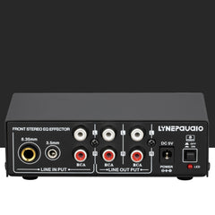 3-Channel Mixer Front Stereo Amplifier High / Mid / Bass Adjuster, USB 5V Power Supply, US Plug, B056