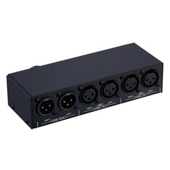 2-In 1-Out XLR Switcher Fully Balanced Passive Pre-Active Speaker Lossless Volume Control Switcher, B028