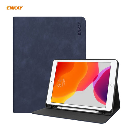 ENKAY ENK-8023 Cow Texture PU Leather + TPU Smart Case with Pen Slot for iPad 10.2 (2020 / 2019), For iPad 10.2 2021 / 2020 / 2019