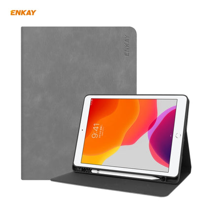 ENKAY ENK-8023 Cow Texture PU Leather + TPU Smart Case with Pen Slot for iPad 10.2 (2020 / 2019), For iPad 10.2 2021 / 2020 / 2019