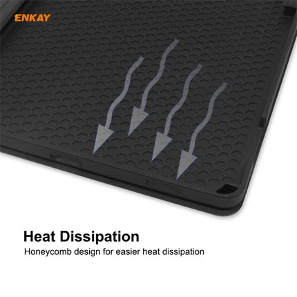 ENKAY ENK-8023 Cow Texture PU Leather + TPU Smart Case with Pen Slot for iPad 10.2 (2020 / 2019), For iPad 10.2 2021 / 2020 / 2019