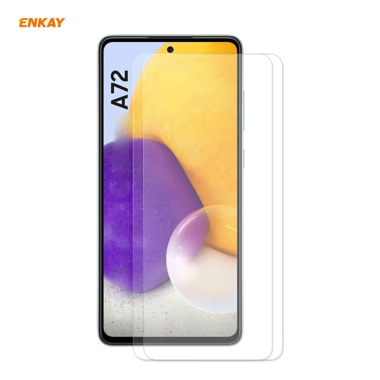 2 PCS ENKAY Hat-Prince 0.26mm 9H 2.5D Curved Edge Tempered Glass Film, For Xiaomi Redmi 9T (2 PCS), For Xiaomi Redmi Note 9T (2 PCS), For Xiaomi Redmi K40 (2 PCS), For Samsung Galaxy F62(2 PCS), For Samsung Galaxy A72 5G(2pcs)��������������������������...