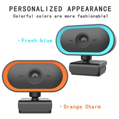 C11 2K Picture Quality HD Without Distortion 360 Degrees Rotate Built-in Microphone Sound Clear Webcams with Tripod