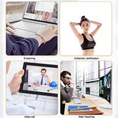 312 1080P HD USB 2.0 PC Desktop Camera Webcam with Mic, Cable Length: about 1.3m, Regular, with Tripod, Anti-peep