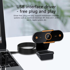 312 1080P HD USB 2.0 PC Desktop Camera Webcam with Mic, Cable Length: about 1.3m, Regular, with Tripod, Anti-peep