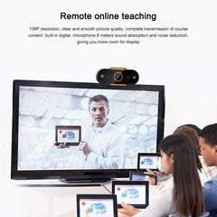 312 1080P HD USB 2.0 PC Desktop Camera Webcam with Mic, Cable Length: about 1.3m, Regular, with Tripod, Anti-peep