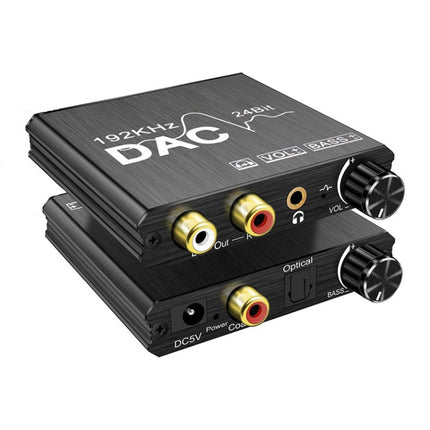 Digital-Analog-Audio-Konverter Stereo Extractor DAC Verstärker Optisches SPDIF 192Khz 24Bit