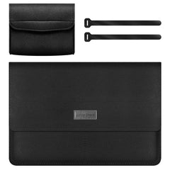 Litchi Pattern PU Leather Waterproof Ultra-thin Protection Liner Bag Briefcase Laptop Carrying Bag for 13-14 inch Laptops, For 13-14 inch