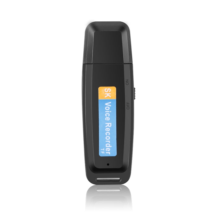 SK001 Professioneller wiederaufladbarer U-Disk-tragbarer USB-Digital-Audio-Voice-Recorder-Stift, unterstützt TF-Karte, bis zu 32 GB, Diktiergerät-Flash-Laufwerk, 32 GB